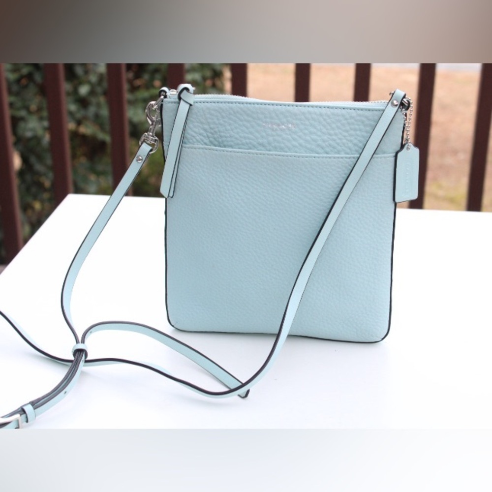 Coach leather “Kitt” cross body  bag